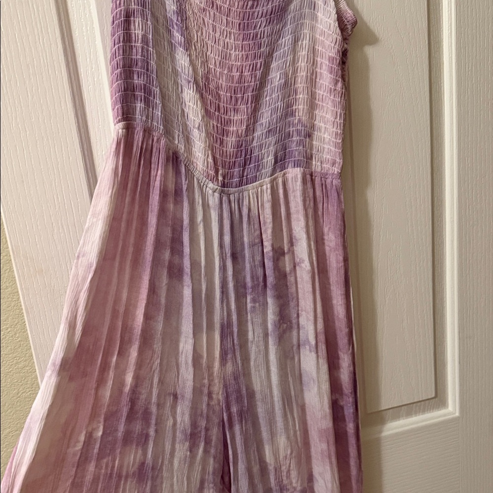 Mimi Chica Lavender and Blush flowy romper